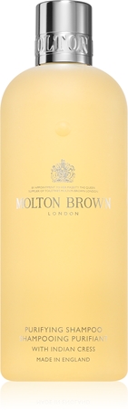 Molton Brown Purifying Indian Cress Shampoo tisztító sampon táplált és fényes hatásért