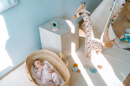 Momini BlissView Baby Monitor Moniteur audio numérique pour bébé