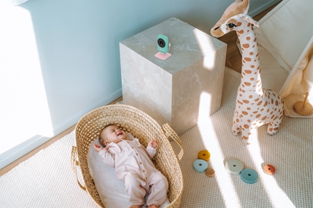 Momini BlissView Baby Monitor Moniteur audio numérique pour bébé