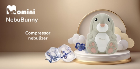 Momini Compressor Nebuliser NebuBunny inhalátor kompresorový