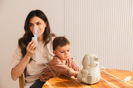Momini Compressor Nebuliser NebuBunny inhalátor kompresorový