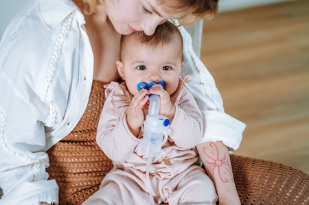 Momini Compressor Nebuliser NebuBunny inhalátor kompresorový