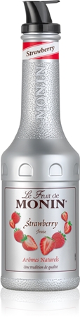 Monin Le Fruit Strawberry Fruchtpüree zur Zubereitung von Getränken