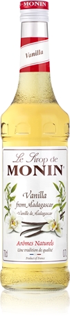Monin Le Sirop Vanilka sirup pro přípravu nápoje