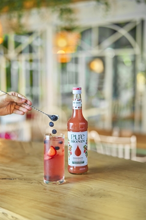 Monin PURE Red Fruits Konzentrat ohne Zuckerzusatz