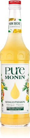 Monin PURE Mango a Mučenka koncentrát bez pridaného cukru