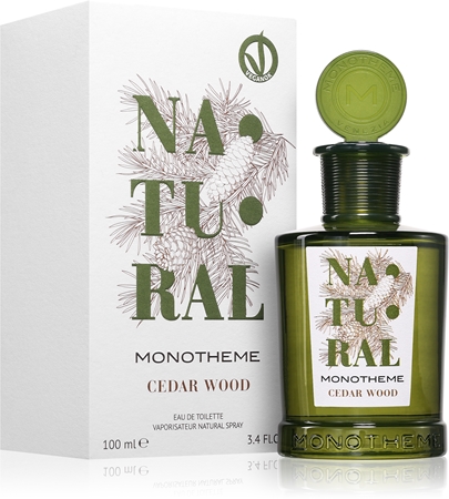 Monotheme Natural Cedar Wood Eau de Toilette Vaporisateur Eau de Toilette unisex