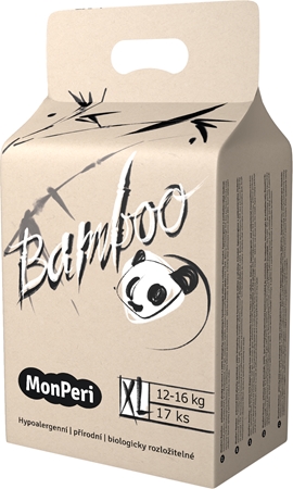 MonPeri Bamboo Size XL pañales desechables ecológicos