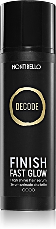 Montibello Decode Finish Fast Glow sérum para cabelo sedoso para cabelo brilhante e macio