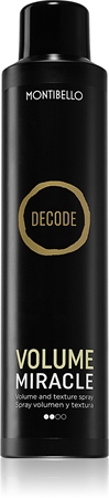Montibello Decode Volume Miracle Spray objemový sprej na fénování a závěrečnou úpravu vlasů