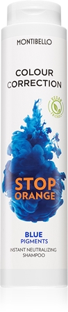 Montibello Colour Correction Stop Orange šampon pro zesvětlené a blond vlasy neutralizující mosazné podtóny