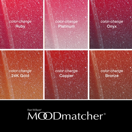 MOODmatcher Metallic Moods cores personalizadas para os lábios