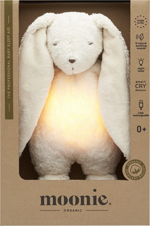 Moonie The Humming Friend 2.0 Organic Polar žaislas miegui su melodija
