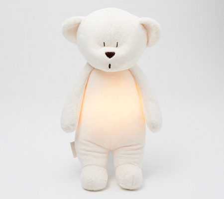 Moonie Bear 2.0 Organic Cream Schmusetuch mit Melodie