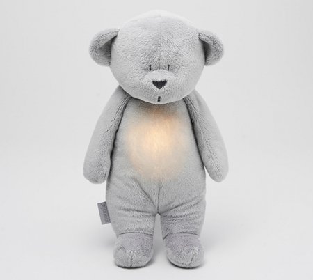 Moonie Bear 2.0 Organic Silver usínáček s melodií