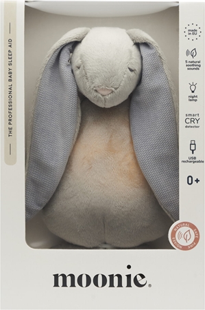 Moonie The Humming Friend 2.0 Silver žaislas miegui su melodija