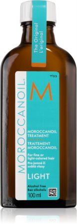 Moroccanoil Treatment Light λάδι για λεπτά, βαμμένα μαλλιά