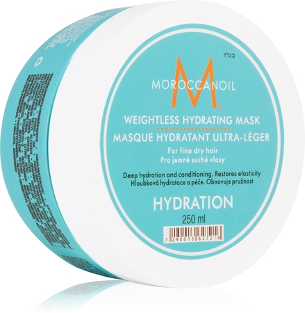Moroccanoil Hydration Weightless Hydrating Mask masque hydratant en profondeur pour cheveux secs et fragiles