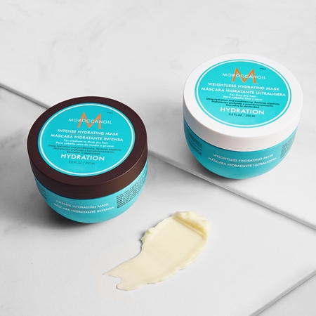 Moroccanoil Hydration Weightless Hydrating Mask masque hydratant en profondeur pour cheveux secs et fragiles
