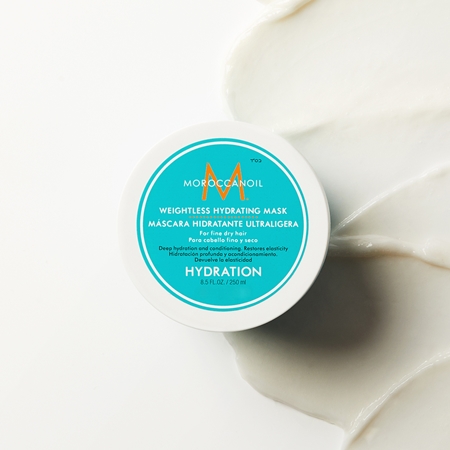 Moroccanoil Hydration Weightless Hydrating Mask masque hydratant en profondeur pour cheveux secs et fragiles