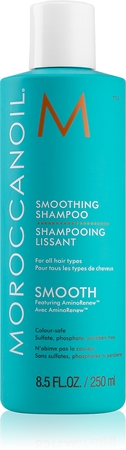 Moroccanoil Smooth Taastav šampoon kuivade ja ohjeldamatute juuste silendamiseks ja toitmiseks