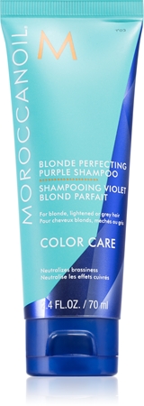 Moroccanoil Color Care toninis šampūnas su violetiniais pigmentais šviesiems plaukams