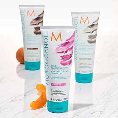 Moroccanoil Color Depositing делікатна поживна маска без перманентних кольорових пігментів