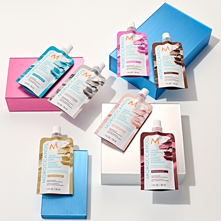 Moroccanoil Color Depositing gyengéd tápláló maszk tartós színes pigmentekkel
