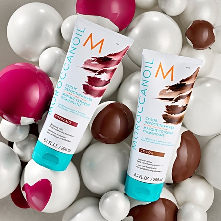Moroccanoil Color Depositing masque nutritif doux sans pigment coloré permanent