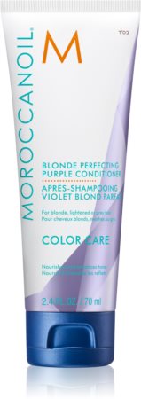 Moroccanoil Color Care acondicionador violeta para cabello rubio y con mechas