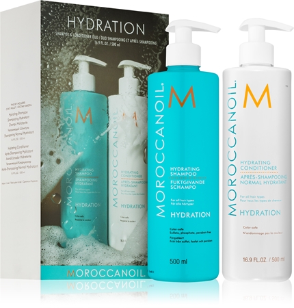 Moroccanoil Hydration set (para aportar hidratación y brillo ) para mujer
