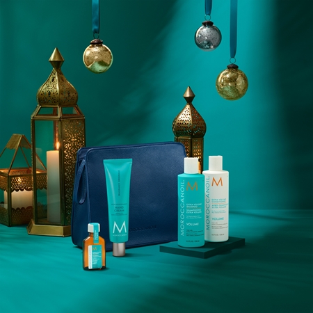Moroccanoil Volume set for fine hair and hair without volume for women IV.