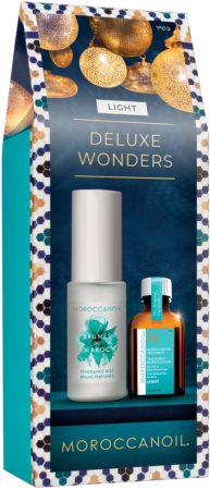 Moroccanoil Deluxe Wonders Light Set coffret cadeau (corps et cheveux) pour femme