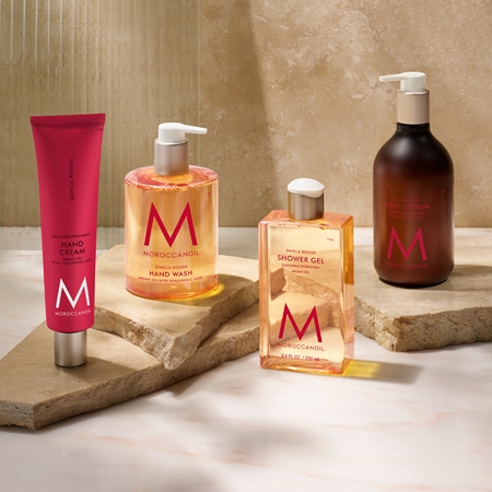 Moroccanoil Body Dahlia Rouge latte nutriente corpo con olio di argan