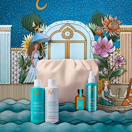 Moroccanoil Frizz Control Kit sada pro nepoddajné a krepatějící se vlasy