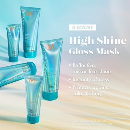 Moroccanoil High Shine Gloss Mask подхранваща маска за гладка и лъскава коса с арганово масло