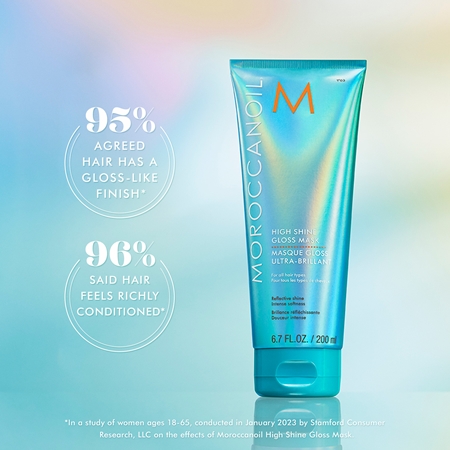Moroccanoil High Shine Gloss Mask подхранваща маска за гладка и лъскава коса с арганово масло
