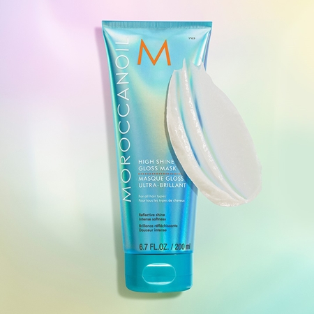 Moroccanoil High Shine Gloss Mask подхранваща маска за гладка и лъскава коса с арганово масло