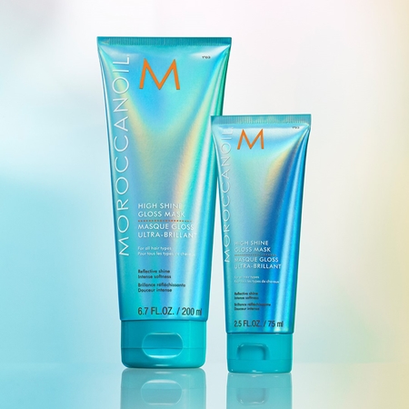 Moroccanoil High Shine Gloss Mask подхранваща маска за гладка и лъскава коса с арганово масло