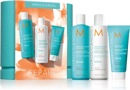 Moroccanoil Repair Kit szett sérült, vegyileg kezelt hajra