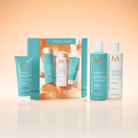Moroccanoil Repair Kit szett sérült, vegyileg kezelt hajra