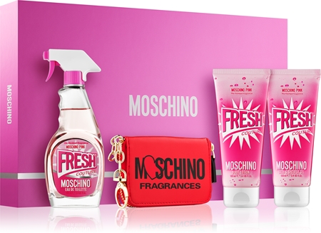 Moschino fresh pink discount set