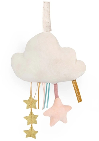 MOULIN ROTY Light-up Cloud La petite école de danse kontrastierendes Hängespielzeug