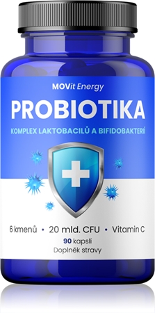 Movit Energy Probiotika komplex laktobacilů a bifidobakterií kapsle s probiotiky