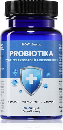 Movit Energy Probiotika komplex laktobacilů a bifidobakterií kapsle s probiotiky