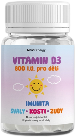 Movit Energy vitamin D3 800 I.U. tablety s vitamínem D