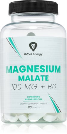 Movit Energy Magnesium Malate 100mg + B6 tablety pro podporu energetického metabolismu