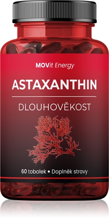 Movit Energy Energy Astaxanthin 8 mg Dlhovekosť tobolky na udržanie energie a kognitívnej výkonnosti