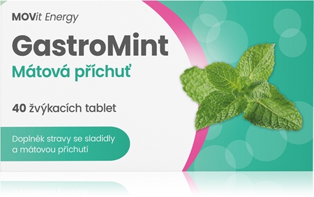 Movit Energy GastroMint žvýkací měkké tobolky pro podporu trávení