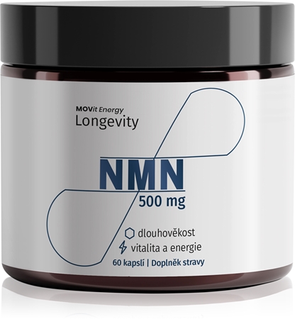 Movit Energy Longevity NMN 500 mg kapsle pro mladistvý vzhled